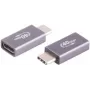 Kabeļu savienotāja adapteris ShiverPeaks BS13-60004 USB-C uz USB-C pelēks