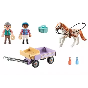 Playmobil 71496 Horses of Waterfall: Poniju kariete