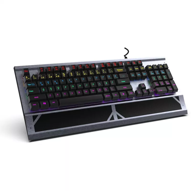 Incase Gaming Keyboard IKG-444 mehānisks, RGB, vācu izkārtojums, mazumtirdzniecība