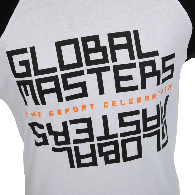Global Masters T-krekls GM Text - Balts (S)