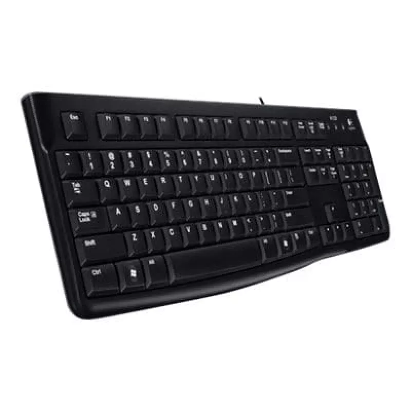 Desktop MK120, vadu, USB, QWERTZ, melns, pele iekļauta