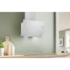 Pie sienas stiprināms tvaika nosūcējs Bosch DWK65DK20, 590×325×690 mm, 550 m³/h, 3 ātrumi, 62 dB, balts, alumīnija tauku filtrs