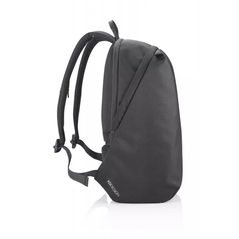 Ikdienas mugursoma XDDESIGN Bobby Soft ar 15,6 collu klēpjdatora nodalījumu, 16 L, PET, melna