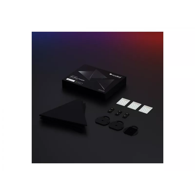 Viedpanelis Nanoleaf NL47-0101TW-3PK Wi-Fi Melns 3 gab.