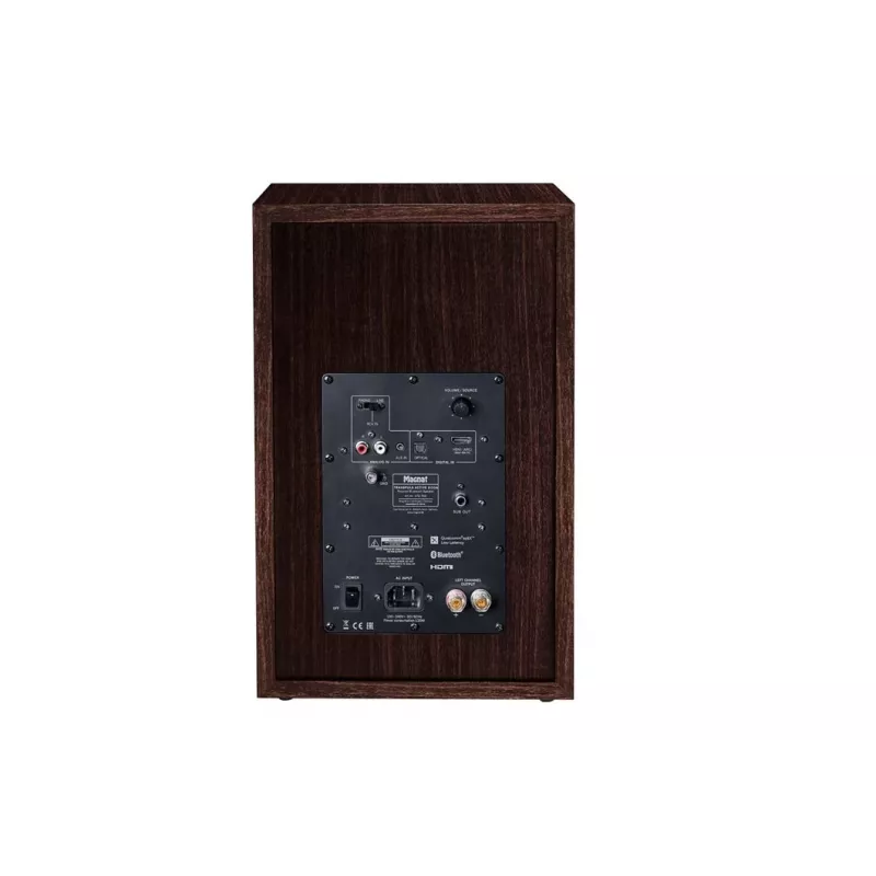 Grīdas kolonna Magnat TRANSPULS 800A 2-ceļu vadu un bezvadu 2×60 W, Bluetooth 5.0, HDMI, melna/brūna