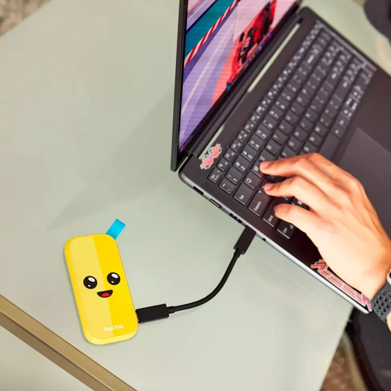 Ārējais cietvielu disks SanDisk 2TB USB Type-C 3.2 Gen 2 SDSSDE30-2T00-G25F
