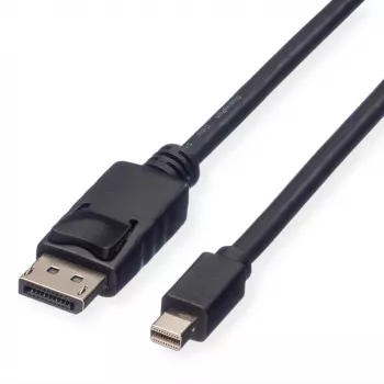 ROLINE 11445634 DisplayPort Mini DisplayPort 1m kabelis melns
