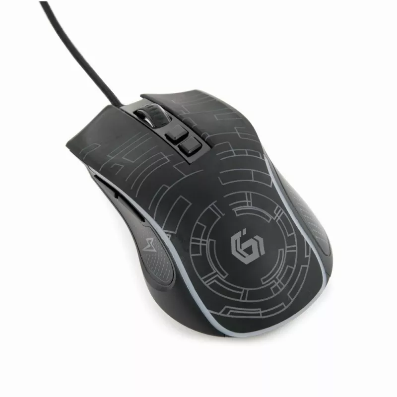 Gembird MUSG-RGB-01 pele labročiem USB Type-A 3600 DPI