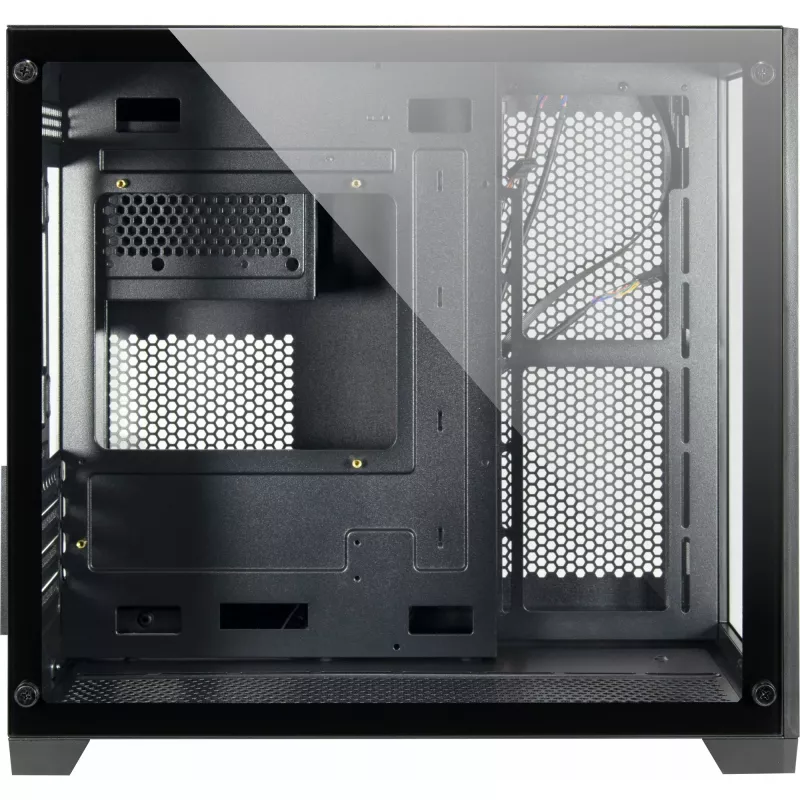 PC Case Inter-Tech C-501 Aspect Midi Tower Melns
