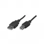 manhattan Savienojuma kabelis, USB savienojuma kabelis, USB-B uz USB-A 2.0, Garums: 3 m, Krāsa: melna (333382)