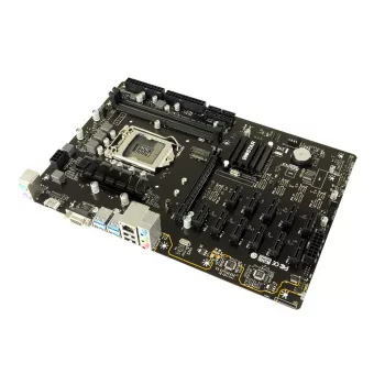 Pamatplate BIOSTAR TB360-BTC PRO 2.0 ATX Intel B360, LGA 1151, 2x DIMM DDR4 līdz 32GB, 11x PCIe x1 + 1x PCIe x16, M.2, SATA III, USB-A