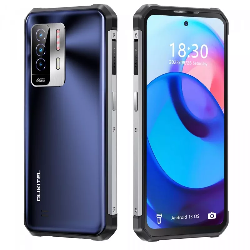 Viedtālrunis Oukitel WP27 6,78 collas 12 GB/256 GB melns