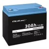 Uzlādējama LiFePO4 baterija QOLTEC 12.8V 30Ah 384Wh ar BMS