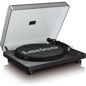 Lenco L-30 Melns Siksnas piedziņas audio atskaņotājs Melns Atskaņotājs (L-30B)