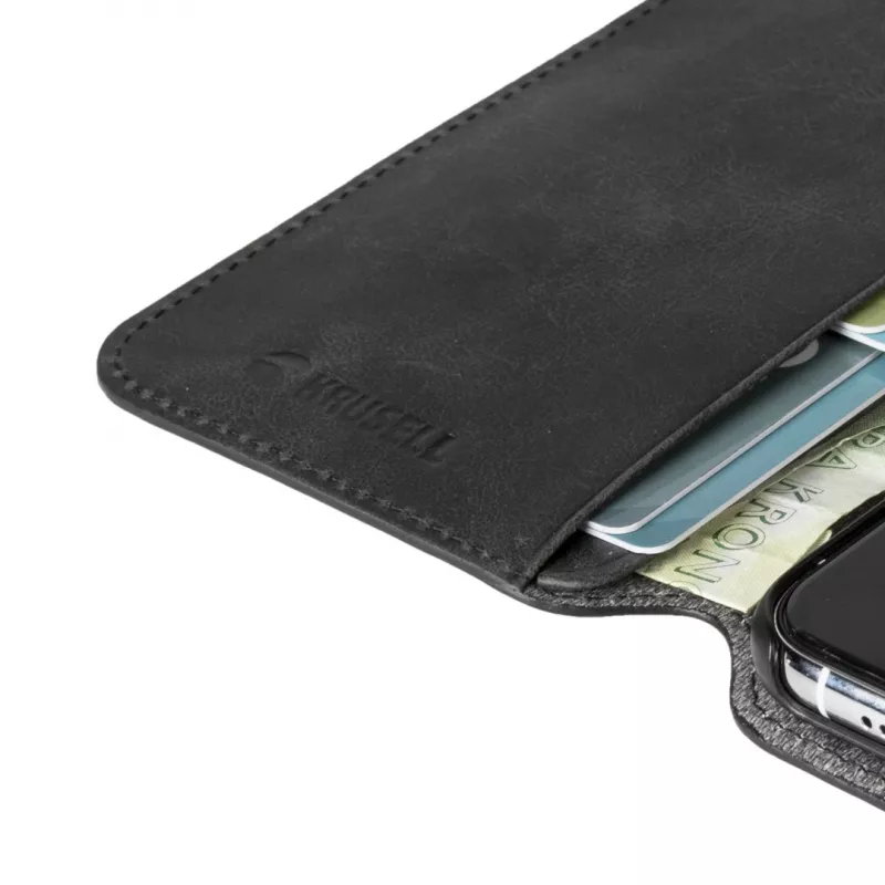 Krusell Sunne PhoneWallet Apple iPhone 11 Pro Max vintage melns