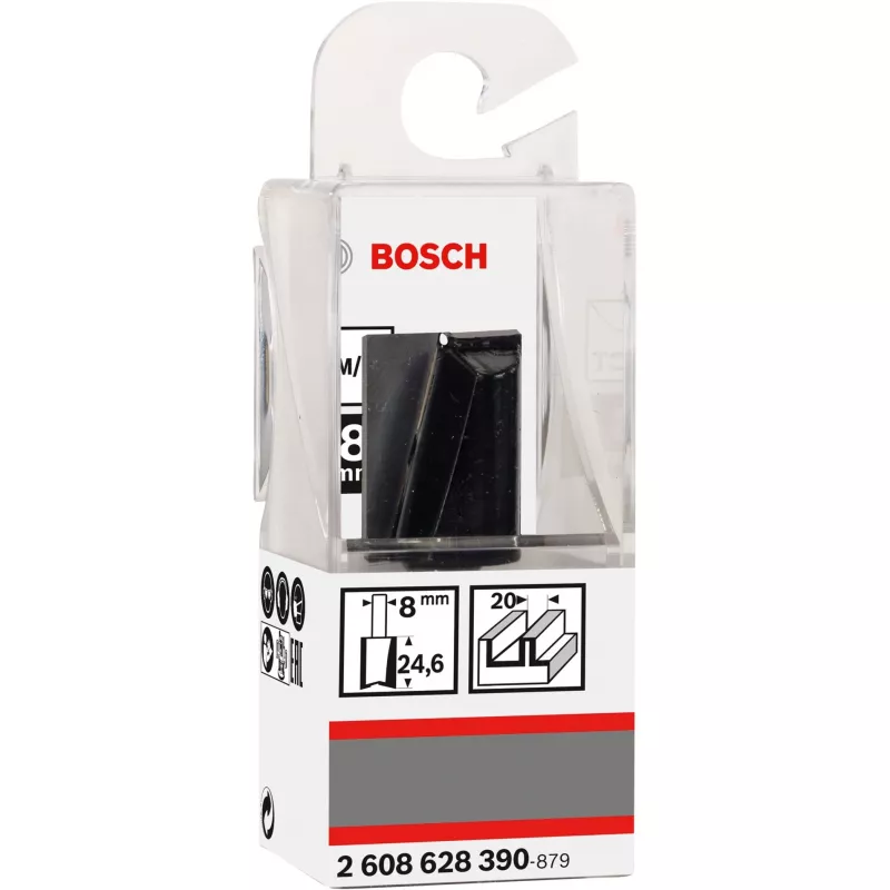 Bosch 2 608 628 390 frēzēšanas uzgalis Taisnais uzgalis 1 gab.