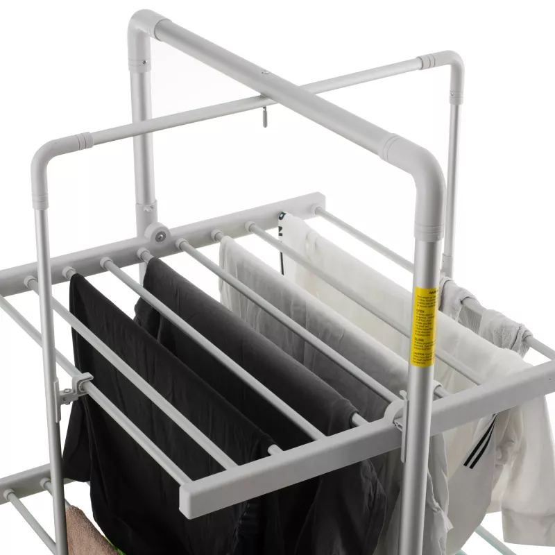 Elektriski salokāms veļas žāvētājs Adler AD 7829 — 300 W, 148×52×90 cm, balts, brīvstāvošs
