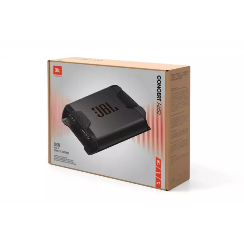 2 kanālu automašīnas pastiprinātājs JBL Concert A652, 500 W izejas jauda