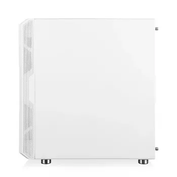 PC korpuss MODECOM AMIRANI ARGB Midi Tower balts — ATX/ITX, 35 cm GPU, 16,5 cm CPU dzesētājs, 2x200 mm ventilatori