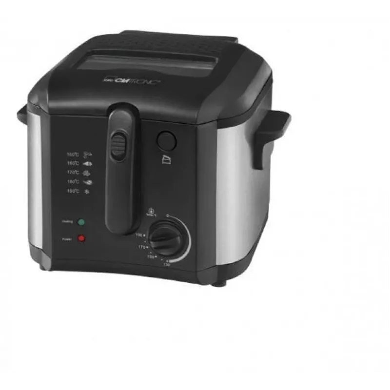 Fritieris Clatronic FR 3649 Viens 2,5 L 1600 W Melns