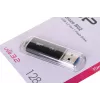 USB zibatmiņa Silicon Power 128 GB USB Type-A 3.2 Gen 1 Blaze B02, plastmasas vāciņš, atslēgu gredzens, melna