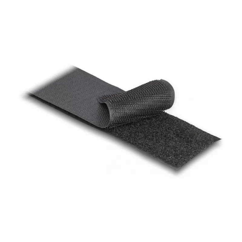 DeLOCK Izturīga āķa-cilpas lente 15m x 50mm melna