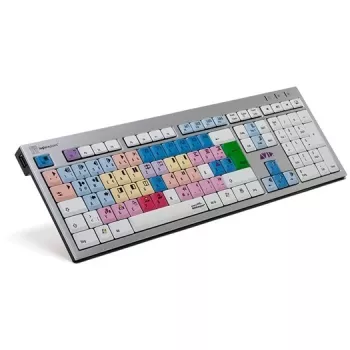 tastatūra Logickeyboard Avid Media Composer QWERTZ German Aluminium