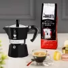 Bialetti Moka Express Moka katliņš Melns