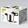 Spiediena katls Maestro MR-2902, 6 L, sudraba