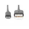 Assmann USB 2.0 savienojuma kabelis. tips A — micro B M/M. 1,0 m. USB 2.0 saderīgs. UL. melns (AK-300110-010-S)