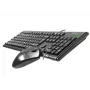 A4Tech KM-72620D - Tastatūras un peles komplekts - USB - US - Melns