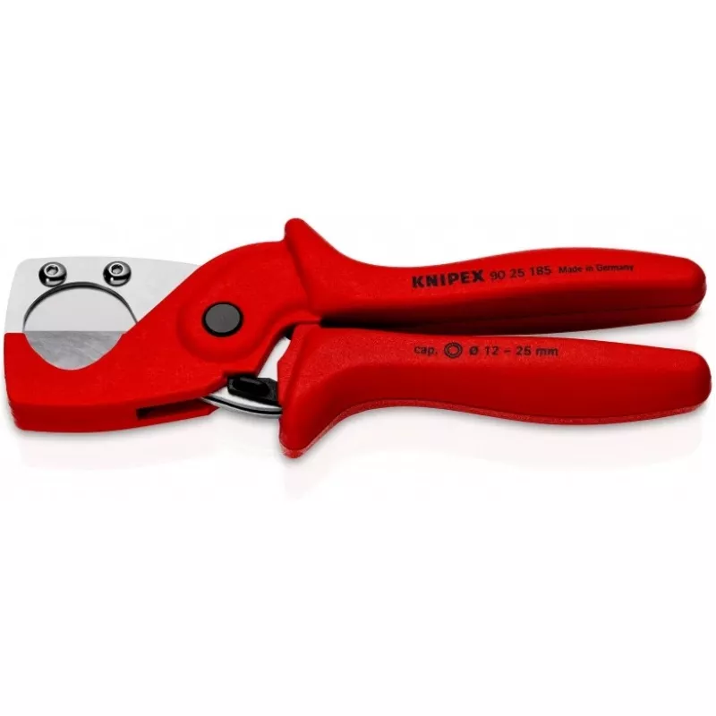 Knipex 90 25 185 - Cauruļu griezējs - Tērauds - Plastmasa - Sarkans - 1,2 cm - 18,5 cm (90 25 185)