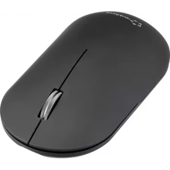 Renkforce RF-WM-200-1 pele, bezvadu, Bluetooth, optiska, melna, 3 pogas, 4000 dpi, klusa (RF-6443980)