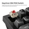 Mehāniskā 75% tastatūra Keychron Q1 Ultra 8K — USB + RF bezvadu + Bluetooth, RGB, melna