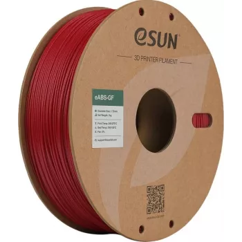 EABS-GF 1,75mm UGUNSDZĒSĒJU SARKANS 1kg ESUN 3D DRAUDZĪGAIS KVĒLDIEGS (EABS-GF-P175FR1)
