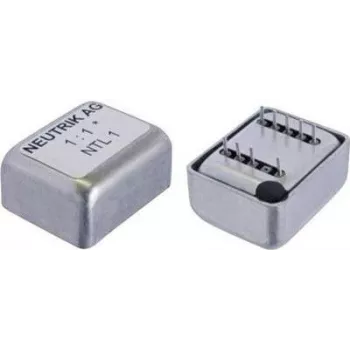 NEUTRIK audio transformators Impedance: 600 Ω, tinumu attiecība: 1:1 Saturs: 1 gab. (NTL1)
