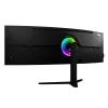 49 collu izliekts LED monitors Arozzi Nova — 5120 x 1440 Dual QHD, VA panelis, 4 ms, USB centrmezgls, VESA