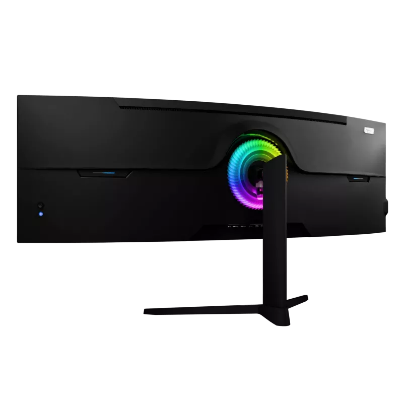 49 collu izliekts LED monitors Arozzi Nova — 5120 x 1440 Dual QHD, VA panelis, 4 ms, USB centrmezgls, VESA