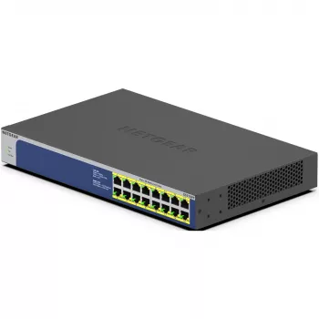 NETGEAR GS516PP Nevadāms Gigabit Ethernet (10/100/1000) Power over Ethernet (PoE) Zils, Pelēks