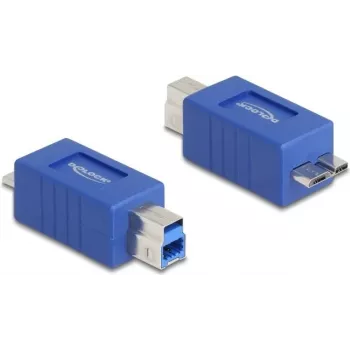 DeLOCK 67215 kabeļa dzimuma mainītājs USB Type-B USB Micro-B zils