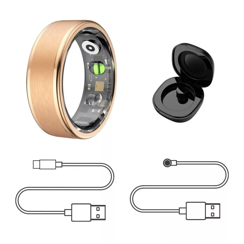 Viedais gredzens MANTA SR01GD 62mm OneRing Gold — izmērs 62, metāliski zelta apdare