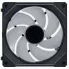 LIAN LI UNI FAN SL-INF 140 ARGB Reverse Blade PWM 4-Pack, melns