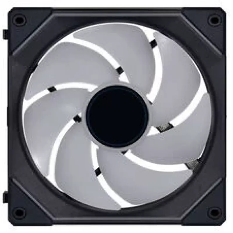 LIAN LI UNI FAN SL-INF 140 ARGB Reverse Blade PWM 4-Pack, melns