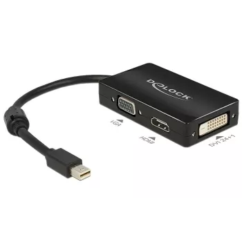 Kabelis DeLOCK 0,16 m DisplayPort/VGA + HDMI + DVI