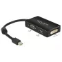 Kabelis DeLOCK 0,16 m DisplayPort/VGA + HDMI + DVI