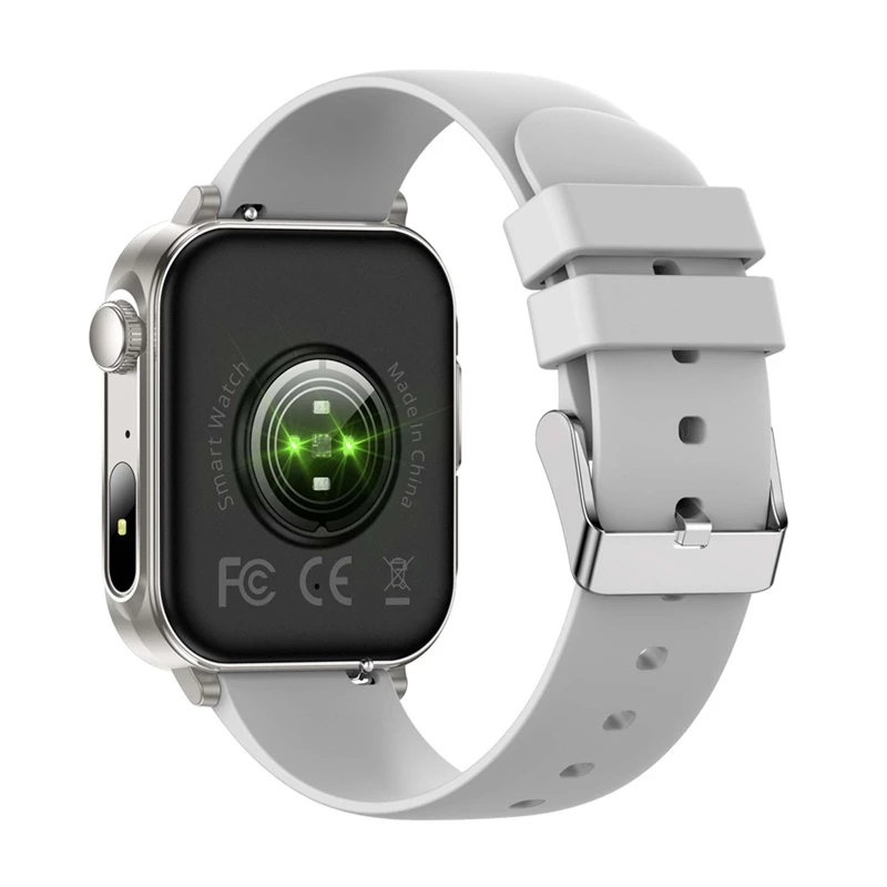Smartwatch Colmi P80 sudraba – Colmi P80 kompaktais viedpulkstenis, sudraba korpuss