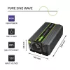 Qoltec Monolith tīkla adaptera invertors Auto 600 W 12 V