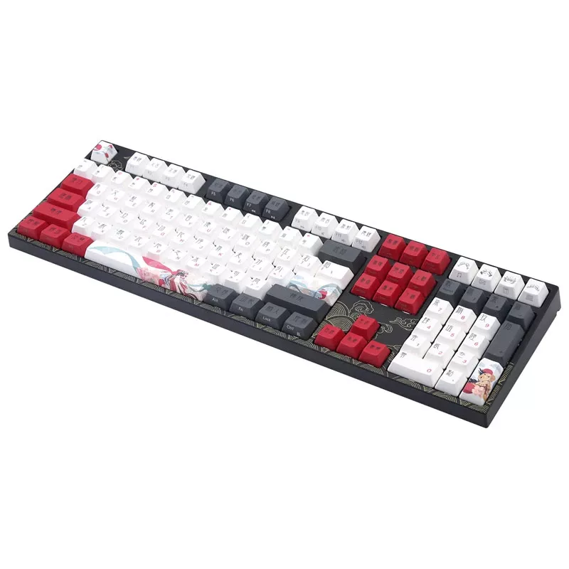 Mechanical Gaming tastatūra Triton Varmilo VEA108 Beijing Opera, MX Brown slēdži, balta LED, US izkārtojums