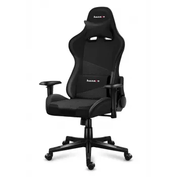 Spēļu krēsls huzaro Force 6.2 Carbon — ergonomisks spēļu atzveltnes krēsls, regulējams augstums 44–53,5 cm, maksimālā slodze 130 kg, sieta sēdeklis, polsterēta atzveltne