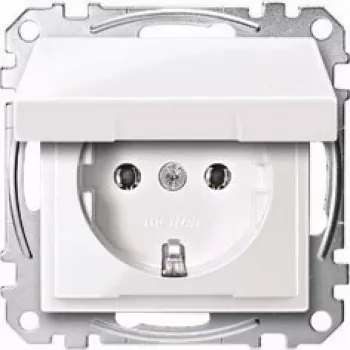 Kontaktligzda Merten MEG2311-0325 CEE 7/3 balta, termoplastmasa, 250 V 16 A